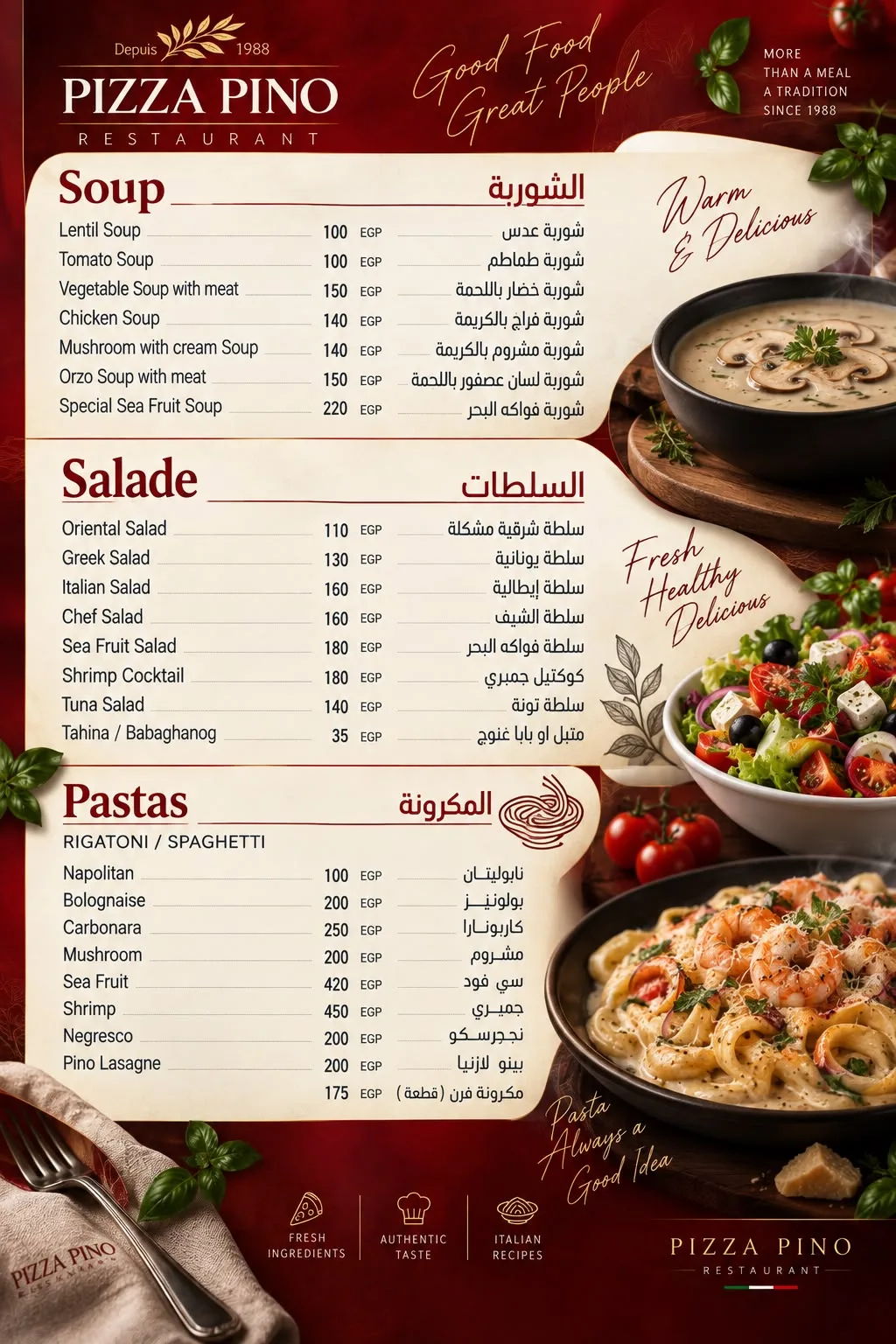 PIZZA PINO RESTAURANT